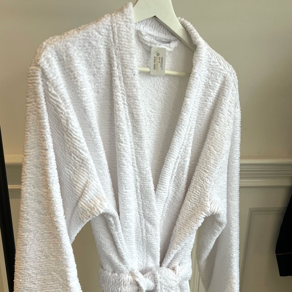 Sunday Citizen White Toweling Robe